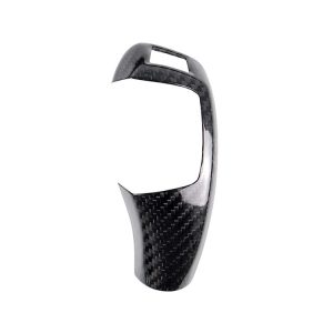A Edition Carbon Fiber Car Hand Brake Handle Decorative Sticker for BMW 1 / 2 / 3 / 4 / 5 Series F20 F30 F31 F34 (2012-2017), Left Driving