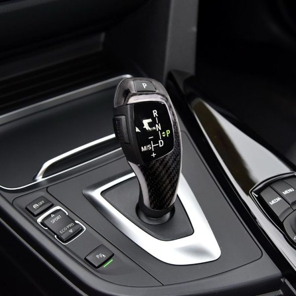 A Edition Carbon Fiber Car Hand Brake Handle Decorative Sticker for BMW 1 / 2 / 3 / 4 / 5 Series F20 F30 F31 F34 (2012-2017), Left Driving - Image 7