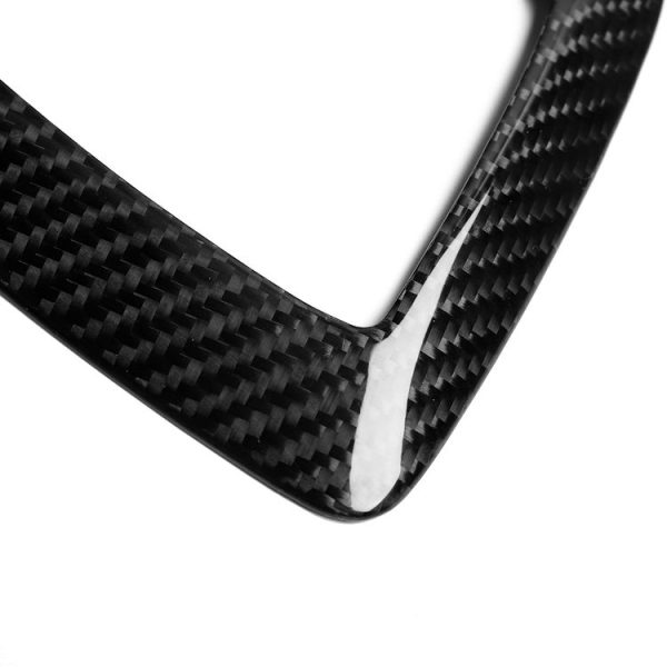 2 in 1 A Edition Carbon Fiber Car Gear Cover Decorative Sticker for BMW 1 / 2 / 3 / 4 / 5 Series, Left Driving - Image 3