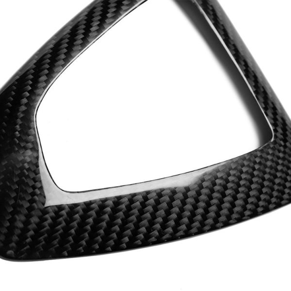 2 in 1 A Edition Carbon Fiber Car Gear Cover Decorative Sticker for BMW 1 / 2 / 3 / 4 / 5 Series, Left Driving - Image 4