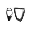 2 in 1 B Edition Carbon Fiber Car Gear Cover Decorative Sticker for BMW 1 / 2 / 3 / 4 / 5 Series, Left and Right Drive Universal