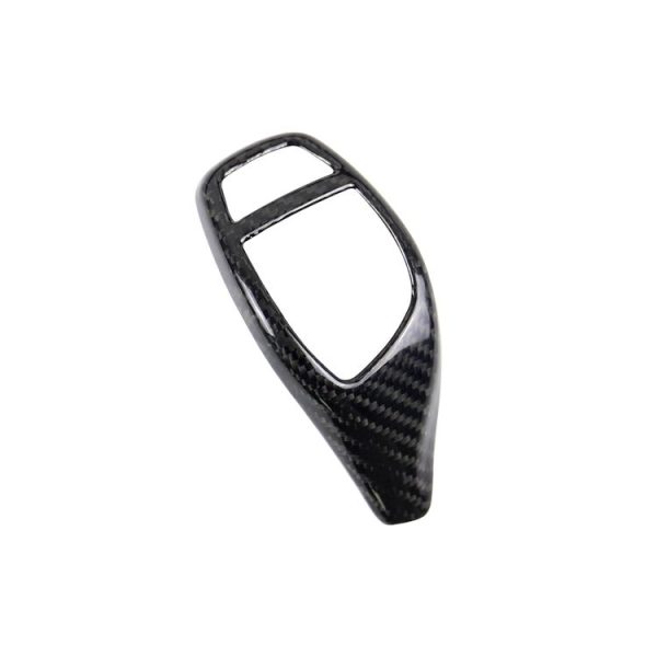 2 in 1 B Edition Carbon Fiber Car Gear Cover Decorative Sticker for BMW 1 / 2 / 3 / 4 / 5 Series, Left and Right Drive Universal - Image 3
