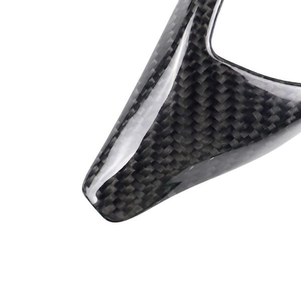 2 in 1 B Edition Carbon Fiber Car Gear Cover Decorative Sticker for BMW 1 / 2 / 3 / 4 / 5 Series, Left and Right Drive Universal - Image 4