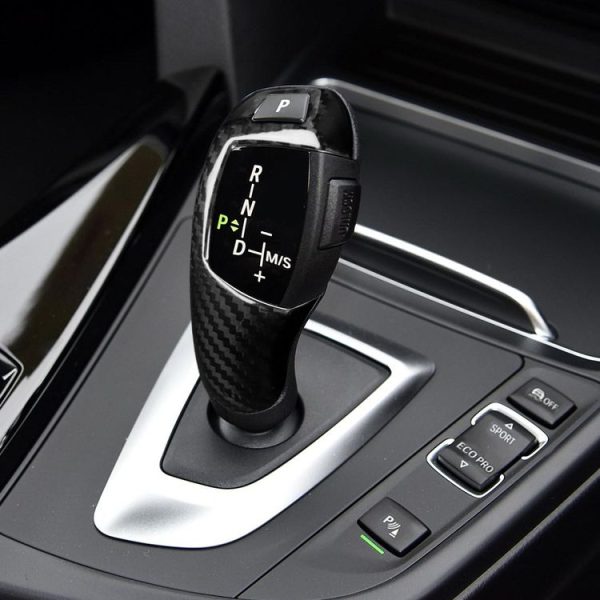 A Edition Carbon Fiber Car Hand Brake Handle Decorative Sticker for BMW 1 / 2 / 3 / 4 / 5 Series F20 F30 F31 F34 (2012-2017), Right Drive - Image 6