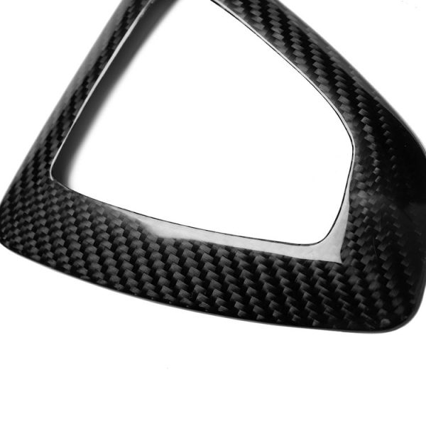 2 in 1 A Edition Carbon Fiber Car Gear Cover Decorative Sticker for BMW 1 / 2 / 3 / 4 Series, Right Drive - Image 4