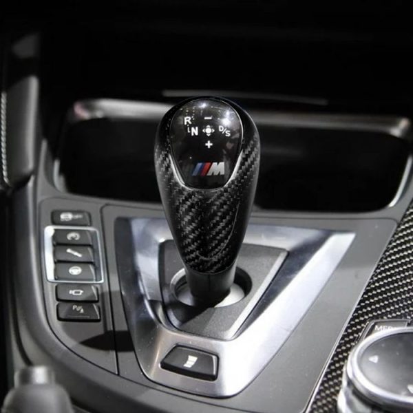 A Edition Carbon Fiber Car Gear Head Decorative Sticker for BMW M2 F87 / M3 F80 / M4 F82 / M5 F83 / F10 / F85 / X5M F86 / X6M F12 / F13 Series - Image 5