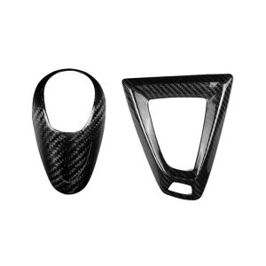 A+B Edition Carbon Fiber Car Gear Base Stickers Decorative Sticker for BMW F80 M3 / F82 M4 Series