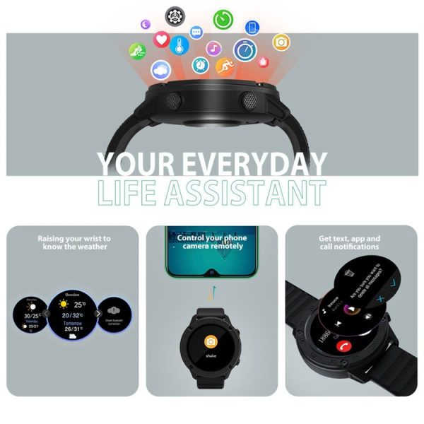 Blackview X5 1.3 inch HD Screen Bluetooth 5.0 Smart Watch with TPU Watchband, Support Sleep / Heart Rate Monitor & Fitness Tracker & 9 Sports Mode (Black) - Image 19