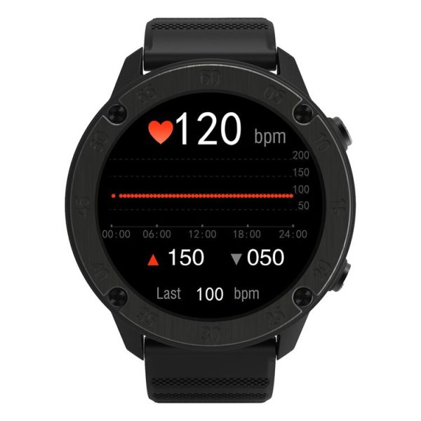 Blackview X5 1.3 inch HD Screen Bluetooth 5.0 Smart Watch with TPU Watchband, Support Sleep / Heart Rate Monitor & Fitness Tracker & 9 Sports Mode (Black) - Image 2