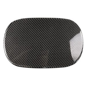 Car Carbon Fiber Fuel Tank Cap Decorative Sticker for Mercedes-Benz C Class W205 2015-2018, Left and Right Drive Universal (Solid Color)