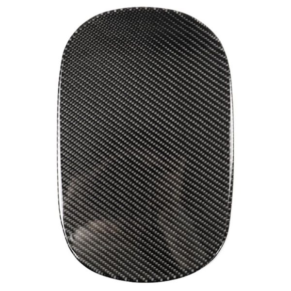 Car Carbon Fiber Fuel Tank Cap Decorative Sticker for Mercedes-Benz C Class W205 2015-2018, Left and Right Drive Universal (Solid Color) - Image 2