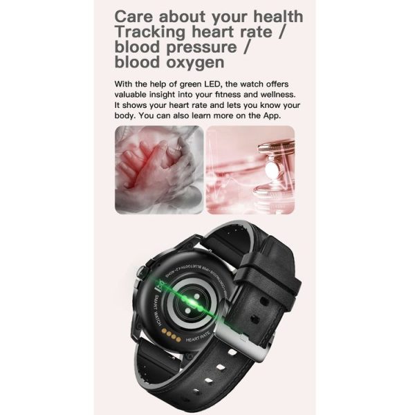 MX12 1.3 inch IPS Color Screen IP68 Waterproof Smart Watch, Support Bluetooth Call / Sleep Monitoring / Heart Rate Monitoring, Style: Silicone Strap (Silver) - Image 11