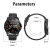 MX12 1.3 inch IPS Color Screen IP68 Waterproof Smart Watch, Support Bluetooth Call / Sleep Monitoring / Heart Rate Monitoring, Style: Silicone Strap (Silver) - Image 3
