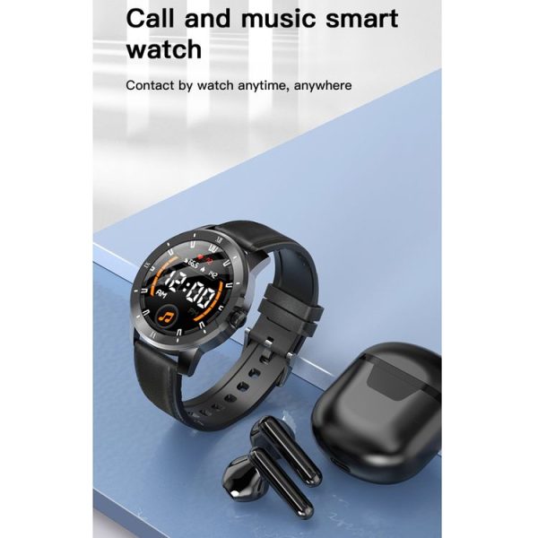 MX12 1.3 inch IPS Color Screen IP68 Waterproof Smart Watch, Support Bluetooth Call / Sleep Monitoring / Heart Rate Monitoring, Style: Silicone Strap (Silver) - Image 4