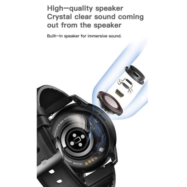 MX12 1.3 inch IPS Color Screen IP68 Waterproof Smart Watch, Support Bluetooth Call / Sleep Monitoring / Heart Rate Monitoring, Style: Silicone Strap (Silver) - Image 7