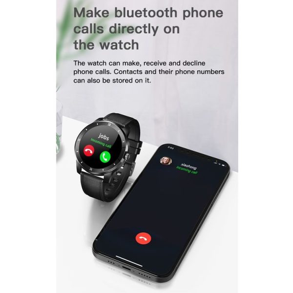 MX12 1.3 inch IPS Color Screen IP68 Waterproof Smart Watch, Support Bluetooth Call / Sleep Monitoring / Heart Rate Monitoring, Style: Silicone Strap (Silver) - Image 8