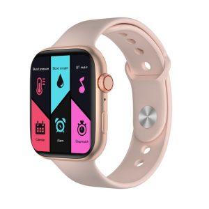 DW35PRO 1.75 inch Color Screen IPX7 Waterproof Smart Watch, Support Bluetooth Answer & Reject / Sleep Monitoring / Heart Rate Monitoring, Style: Silicone Strap (Pink)