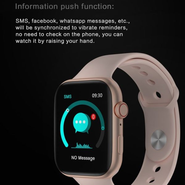 DW35PRO 1.75 inch Color Screen IPX7 Waterproof Smart Watch, Support Bluetooth Answer & Reject / Sleep Monitoring / Heart Rate Monitoring, Style: Silicone Strap (Pink) - Image 13