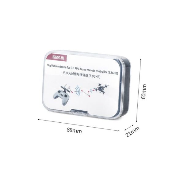 STARTRC 1109344 5.8GHZ Yagi-Uda Antenna Signal Enhancer for DJI FPV (Grey) - Image 5