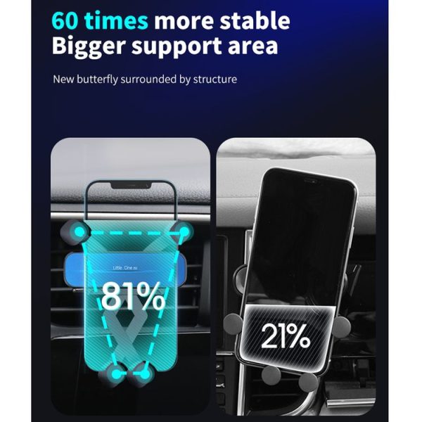 HAMTOD Little One Pro Car Mobile Phone Holder Bracket (Black) - Image 6