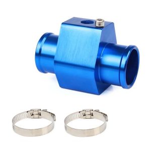 Car Water Temperature Meter Temperature Gauge Joint Pipe Radiator Sensor Adaptor Clamps, Size: 40mm (Blue)