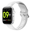 HAMTOD GT3 1.54 inch TFT Screen IP68 Waterproof Smart Watch, Support Music Control / Body Temperature Monitoring / Heart Rate Monitoring / Sleep Monitoring (White) - Image 2