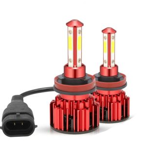 X18 H8 / H9 / H11 2 PCS DC9-36V / 22W / 6000K / 8000LM IP68 Waterproof Car LED Headlight (White Light)
