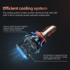F2 H8 / H9 / H11 2 PCS DC9-36V / 25W / 6000K / 2500LM IP68 Waterproof Car LED Headlight (Cold White Light) - Image 8