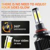 M6 9005 / HB3 / H10 2 PCS DC9-36V / 25W / 6000K / 2500LM IP68 Waterproof Car LED Headlight (Cold White Light) - Image 5