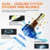 M6 9005 / HB3 / H10 2 PCS DC9-36V / 25W / 6000K / 2500LM IP68 Waterproof Car LED Headlight (Cold White Light) - Image 9