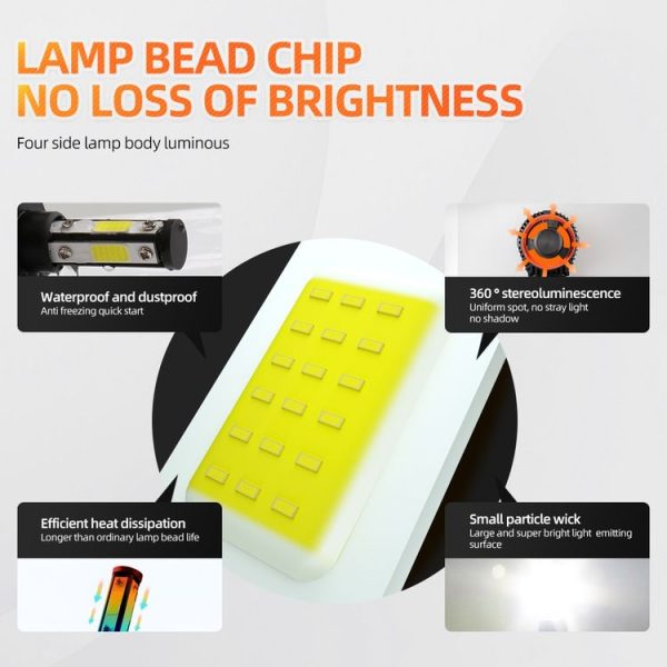 M6 H8 / H9 / H11 2 PCS DC9-36V / 25W / 6000K / 2500LM IP68 Waterproof Car LED Headlight (Cold White Light) - Image 6