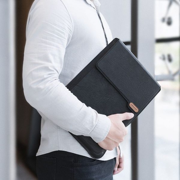 NILLKIN Water Wave Texture Versatile Laptop Sleeve For 14.0 inch and Below (Black) - Image 14