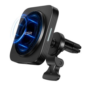 ESR 2C502 HaloLock Magnetic Car Wireless Charger for iPhone 12 Series (Black)