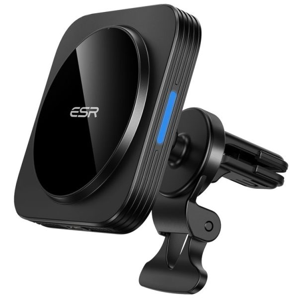 ESR 2C502 HaloLock Magnetic Car Wireless Charger for iPhone 12 Series (Black) - Image 2