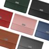 Litchi Pattern PU Leather Waterproof Ultra-thin Protection Liner Bag Briefcase Laptop Carrying Bag for 15 inch Laptops (Navy Blue) - Image 3