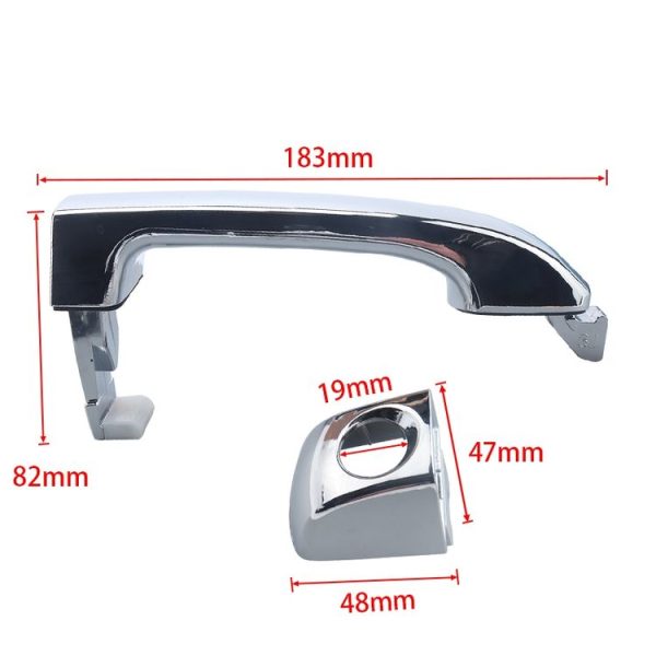 A5197-01 Car Left Front Side Electroplating Outside Door Handle 82651-3J010 for Hyundai Veracruz 2007-2012 - Image 7