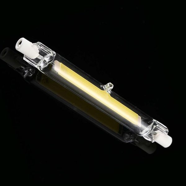 R7S 220V 15W 189mm COB LED Bulb Glass Tube Replacement Halogen Lamp Spot Light, Warm Light - Image 4