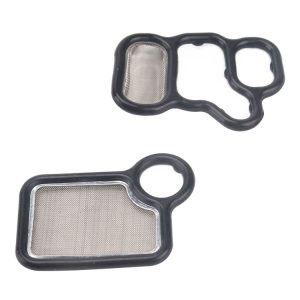 2 PCS A5353 Car Solenoid Valve Pad VTEC Oil Pressure Valve Filter 1584 / 15-RAA-A01 for Honda Accord