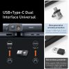 Baseus ACFYB-E0G RF2.4GHz Orange Dot PPT Red Laser Wireless Presenter Turning Pen, Charging Version, Laser Distance: 100m (Grey) - Image 3