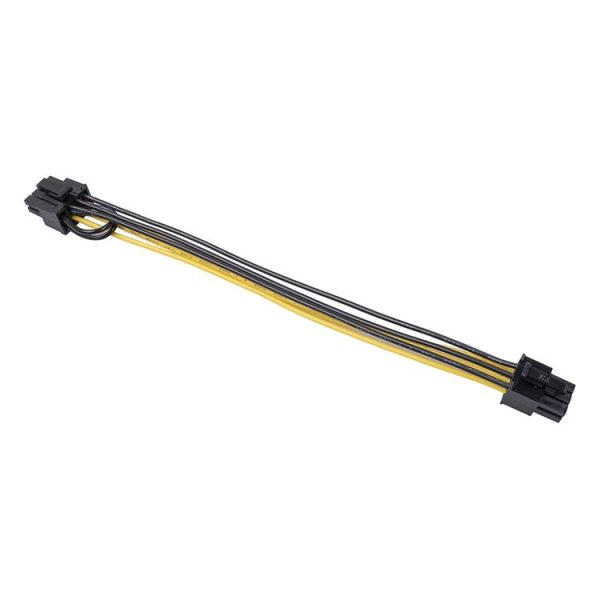 5 PCS 3682 6 Pin Female to 8 Pin Female Graphics Card Power Supply Adapter Cable, Length: 20cm - Image 2