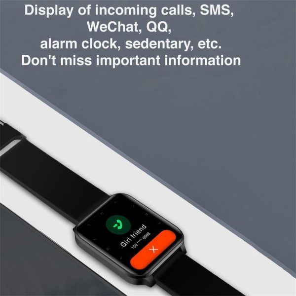 Lenovo S2 Pro 1.69 inch IPS Full Screen Smart Watch, IP67 Waterproof, Support One-key Health Monitor / 23 Sports Modes / Heart Rate Detection / Sleep Monitor (Black) - Image 7