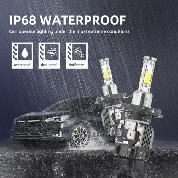M5 H4 / HB2 / 9003 2 PCS DC9-36V / 25W / 6000K / 2500LM IP68 Waterproof Car LED Headlight (Cold White Light) - Image 2