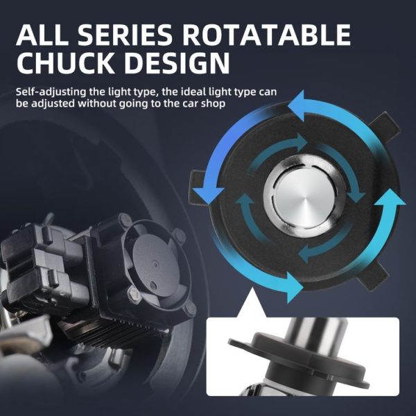 M5 H4 / HB2 / 9003 2 PCS DC9-36V / 25W / 6000K / 2500LM IP68 Waterproof Car LED Headlight (Cold White Light) - Image 6
