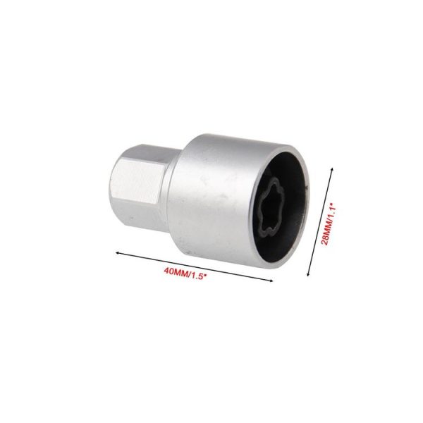 XBL100 Car Locking Wheel Bolt / Nut Key Master Key Remover for BMW 1 / 2 / 3 / 6 / 7 Series - Image 4
