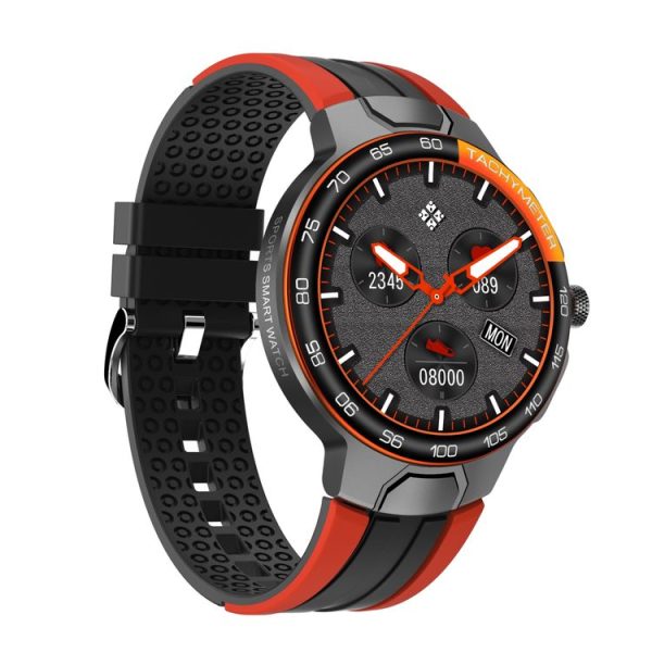 E15 1.28 inch IPS Color Screen IP68 Waterproof Smart Wristband, Support Menstrual Cycle Reminder / Heart Rate Monitoring / Sleep Monitoring (Orange)