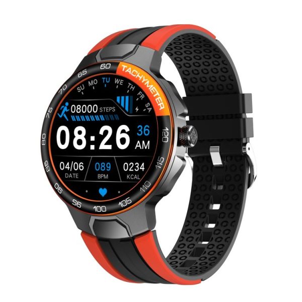E15 1.28 inch IPS Color Screen IP68 Waterproof Smart Wristband, Support Menstrual Cycle Reminder / Heart Rate Monitoring / Sleep Monitoring (Orange) - Image 2
