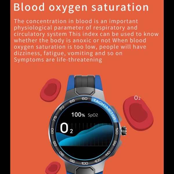 E15 1.28 inch IPS Color Screen IP68 Waterproof Smart Wristband, Support Menstrual Cycle Reminder / Heart Rate Monitoring / Sleep Monitoring (Orange) - Image 7