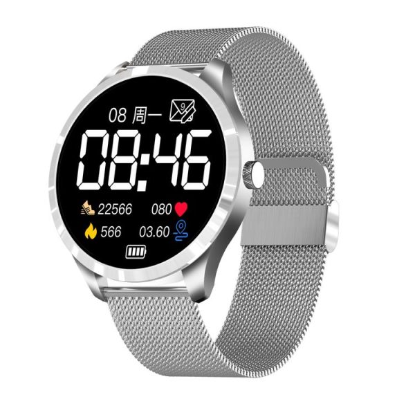 Q9L 1.28 inch IPS Color Screen IP67 Waterproof Smart Watch, Support Blood Pressure Monitoring / Heart Rate Monitoring / Sleep Monitoring (Silver) - Image 2