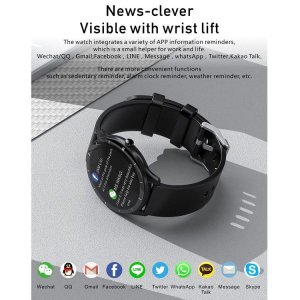 Q21 1.28 inch TFT Screen IP68 Waterproof Smart Watch, Support Body Temperature Detection / Heart Rate Monitoring / Sleep Monitoring (Pink) - Image 9