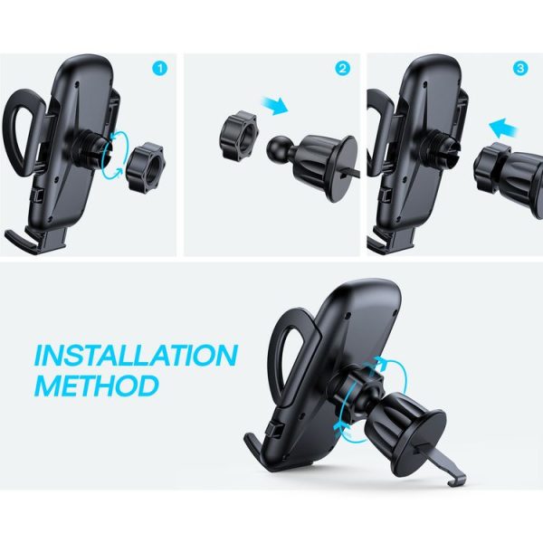 JOYROOM JR-ZS258 360-degree Rotating Stretching Mechanical Air Vent Car Holder for 4.7-6.9 inch Mobile Phones - Image 7